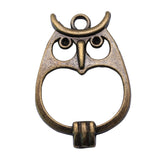 WYSIWYG 10pcs 34x24mm Owl Charms For Jewelry Making Jewelry Accessories Antique Silver Plated Antique Bronze Plated