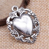 WYSIWYG 10pcs 34x26mm Antique Bronze Heart Pendant Charm Heart Pendant Charm Heart Charm h0120