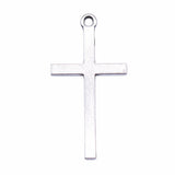 WYSIWYG 10pcs 38x20mm Antique Silver Color Cross Charms Pendant For Jewelry Making DIY Jewelry Findings