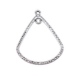 WYSIWYG 10pcs 39x31mm Drop Earrings Connector Charms Antique Silver Color Jewelry Findings Jewelry Accessories