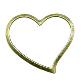 WYSIWYG 10pcs 39x35mm Pendants Big Hollow Heart Connector Pendants Hollow Heart Charm Pendants Hollow Heart