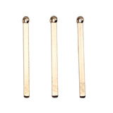 WYSIWYG 10pcs 3x32mm Long Strip Bar High Quality KC Gold Color Tone Charms Pendant For Jewelry Making DIY Jewelry Findings