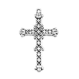 WYSIWYG 10pcs 40x25mm Cross Charms Antique Silver Color Pendant Charms For Jewelry Making Jewelry Accessories