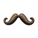 WYSIWYG 10pcs 44x18mm Beard Charms Antique Bronze Color Charms For Jewelry Making Jewelry Findings