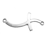 WYSIWYG 10pcs 45x20mm Cross Connector Charms DIY Jewelry Findings Antique Silver Color Antique Bronze Color For Jewelry Making