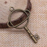 WYSIWYG 10pcs 46x29mm Planet Metal Frame Charms DIY Antique Silver Color Antique Bronze Color For Jewelry Making