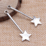 10pcs 48mm Charm Magic Wand 3 Colors Fairy Stick Charms Magic Wand Pendant Charms For Jewelry Making ef2025