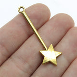 10pcs 48mm Charm Magic Wand 3 Colors Fairy Stick Charms Magic Wand Pendant Charms For Jewelry Making ef2025