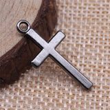 WYSIWYG 10pcs 5 Colors 13x22mm Cross Charms Pendant For DIY Jewelry Making DIY Necklace Making DIY Earring Making