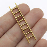WYSIWYG 10pcs 51x10mm 3 Colors Antique Gold Color Antique Silver Color Antique Bronze Ladders Pendant Charms For Jewelry Making