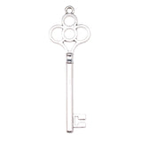 WYSIWYG 10pcs 54x18mm Antique Silver Color Key Charms For Jewelry Making