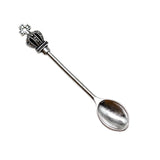 WYSIWYG 10pcs 57x9mm Charms Kitchen Spoon Crown Antique Silver Color Pendants Making DIY Handmade Jewelry