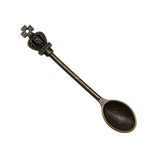 WYSIWYG 10pcs 57x9mm Charms Kitchen Spoon Crown Antique Silver Color Pendants Making DIY Handmade Jewelry