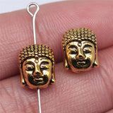 WYSIWYG 10pcs 6 Colors 11x9x7mm Buddha Beads Charm Buddha Small Hole Beads Buddha Space Beads For Jewelry Making