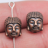 WYSIWYG 10pcs 6 Colors 11x9x7mm Buddha Beads Charm Buddha Small Hole Beads Buddha Space Beads For Jewelry Making