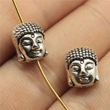 WYSIWYG 10pcs 6 Colors 11x9x7mm Buddha Beads Charm Buddha Small Hole Beads Buddha Space Beads For Jewelry Making