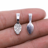 WYSIWYG 10pcs 7x21mm Pendant Charm Clip Clasp Bail Beads Loose Spacer Beads Bail Beads Pendants For Jewelry Making