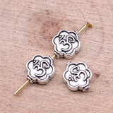 WYSIWYG 10pcs 8x4mm Antique Gold Color Om Small Hole Beads For Jewelry Making DIY Jewelry Findings