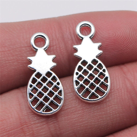 WYSIWYG 10pcs 9x21mm Pineapple Charms Pendants For Jewelry Making DIY Jewelry Findings Jewelry Accessories