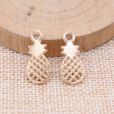 WYSIWYG 10pcs 9x21mm Pineapple Charms Pendants For Jewelry Making DIY Jewelry Findings Jewelry Accessories