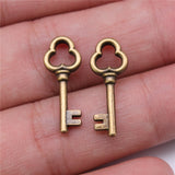 WYSIWYG 10pcs 9x22mm Key Charms Pendants For Jewelry Making DIY Jewelry Findings Jewelry Accessories