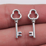 WYSIWYG 10pcs 9x22mm Key Charms Pendants For Jewelry Making DIY Jewelry Findings Jewelry Accessories