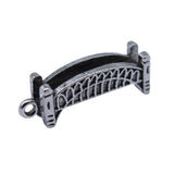 WYSIWYG 10pcs 9x25mm Antique Silver Color Bridge Charms Pendant For DIY Jewelry Making Handmade Jewelry Craft Findings