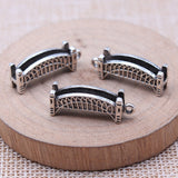 WYSIWYG 10pcs 9x25mm Antique Silver Color Bridge Charms Pendant For DIY Jewelry Making Handmade Jewelry Craft Findings