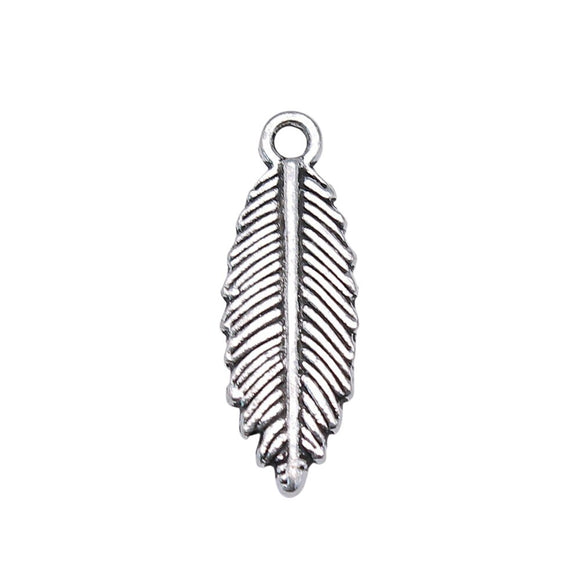 WYSIWYG 10pcs 9x25mm Leaves Charms Pendants For Jewelry Making DIY Jewelry Findings Jewelry Accessories