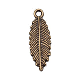 WYSIWYG 10pcs 9x25mm Leaves Charms Pendants For Jewelry Making DIY Jewelry Findings Jewelry Accessories