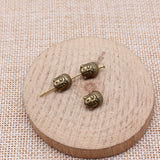 WYSIWYG 10pcs 9x7mm Antique Silver Color Buddha Head Small Hole Beads For Jewelry Making DIY Jewelry Findings