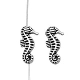 WYSIWYG 10pcs Antique Silver Color Seahorse Spacer Beads For Jewelry Making Bracelet DIY Findings 21x10mm EF3942