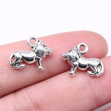 WYSIWYG 10pcs Charms 17x13mm Lion Charms For Jewelry Making Antique Silver Color DIY Jewelry Findings Pendant