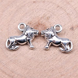 WYSIWYG 10pcs Charms 17x13mm Lion Charms For Jewelry Making Antique Silver Color DIY Jewelry Findings Pendant