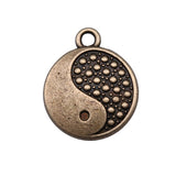10pcs Charms 18x15mm Tai Chi Pendants For DIY Jewelry Making Jewelry Findings Antique Bronze Color Alloy Charms Pendant h1158
