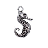 WYSIWYG 10pcs Charms 23x11mm Seahorse Charms For Jewelry Making DIY Jewelry Findings Antique Silver Color Alloy Charms Pendant