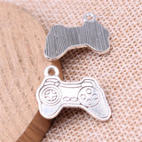 WYSIWYG 10pcs Charms 23x17mm Game Controller Charms For Jewelry Making DIY Jewelry Findings Antique Silver Color Alloy Charms