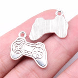 WYSIWYG 10pcs Charms 23x17mm Game Controller Charms For Jewelry Making DIY Jewelry Findings Antique Silver Color Alloy Charms