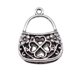 WYSIWYG 10pcs Charms 24x19mm Clover Bag Charms For Jewelry Making EF3672