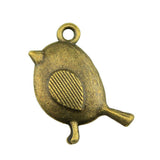 WYSIWYG 10pcs Charms Bird 20x13mm Tibetan Bronze Silver Color Pendants Jewelry Making DIY Handmade Craft For Bracelet Necklace