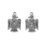 WYSIWYG 10pcs Charms Bird Antique Silver Color Alloy Diy Jewelry Making Accessories 12x19mm