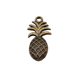 WYSIWYG 10pcs Charms Double Sided Pineapple 23x10mm Antique Making Pendant Vintage Tibetan DIY Handmade Jewelry