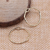 WYSIWYG 10pcs Charms Geometric High Quality KC Gold Color Alloy DIY Jewelry For Earring Making 22x21mm