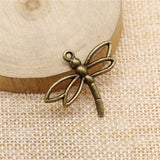 WYSIWYG 10pcs Charms Hollow Dragonfly 32x27mm Pendants Making DIY Handmade Tibetan Finding Jewelry EF3791
