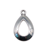 WYSIWYG 10pcs Charms Hollow Drop Shape Charms For Earring Making 3 Colors 23x15mm Metal Alloy Jewelry Accessories