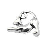WYSIWYG 10pcs Charms Lazy Cat 15x18mm Antique Bronze Color Pendants Making DIY Handmade Tibetan Silver Color Finding Jewelry EF3788