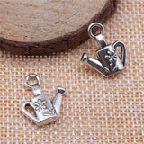 WYSIWYG 10pcs Charms Watering Can Gardening 18x15mm Antique Silver Color Pendants Making DIY Handmade Jewelry