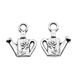 WYSIWYG 10pcs Charms Watering Can Gardening 18x15mm Antique Silver Color Pendants Making DIY Handmade Jewelry