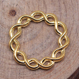 WYSIWYG 10pcs Charms Wreath 20x20mm Antique Bronze Pendant Charms For Jewelry Making DIY Jewelry Accessories