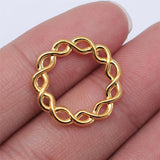 WYSIWYG 10pcs Charms Wreath 20x20mm Antique Bronze Pendant Charms For Jewelry Making DIY Jewelry Accessories